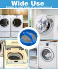 Washing Machine Water Filter Kit Inline For Inlet Valve Debris Guard With Screen Filter shown with washing machines