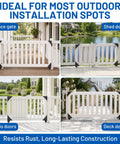 Heavy Duty Sliding Gate Hardware Kit With Anti Sag Roller Braces Rocks Solid For Fences Butter Smooth No Sweat DIY Install. Ideal for fence, shed, patio, and deck doors.