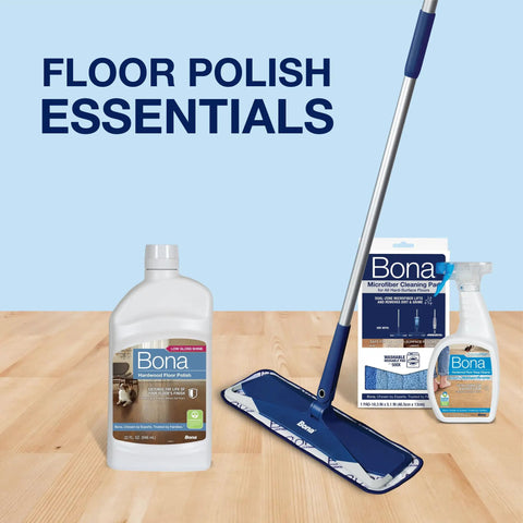 Low Gloss Hardwood Floor Polish That Revives Dull Wood And Gives A Smooth, Home Ready Shine, Protects And Renews Polyurethane Finishes