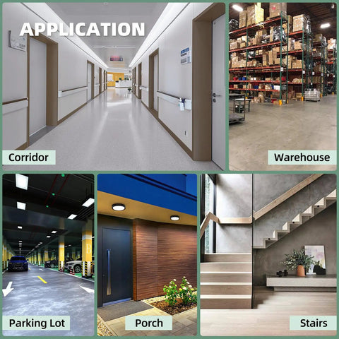 Real Deal Hardwired Pir Ceiling Motion Sensor Switch With 360 Degree Sweep And Auto Light Controls For easy installation in corridors and warehouses.