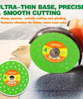 4.5 Inch Tile Cutter Diamond Blades For Angle Grinder Pack Of 4 With Premium Diamond Grit And Reinforced Steel Base Delivers All Day Sharpness, Low Friction, Chips Free Cuts On Ceramic Porcelain And Stone Tiles., 4.5-inch blade on angle grinder cutting tile