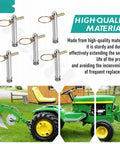 Five Pack Cat One Hitch Pin Kit With Three Quarter Inch Top Link Pins And Five And A Half Inch Length Durable Tractor Accessories For Replacing 195589M1 AC339942 Upgraded shown with green tractor in background.