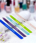 Glass Cuticle Pusher Manicure Stick With Slanted Side And Pointed End For Easy Cuticle Push And Cleaning Under Nails Pro Grade Durable