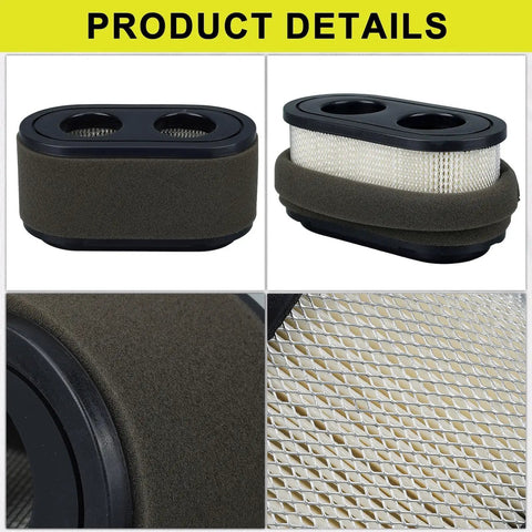 Air Filter Maintenance Kit For Timecutter Riding Mowers Includes 127-9252 And 136-7806 Filters Pre Cleaner 127-9288 And Oil And Fuel Filter Fits Toro Timecutter SS5000 Series For Easy Tune Up And Peak Performance, two air filters