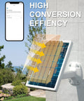 Outdoor Solar Panel Charger For Wireless Security Cameras Weatherproof Battery Backup Power For Stick Up Cam Battery