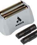 ProFoil Titanium Replacement Foil And Cutter For TS 1 Pro Shaver with titanium foil and black cutter components