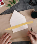 2 Piece Wooden Letter Opener Set With Handles Envelope Slitter And Paper Cutter For Office School And Home Mail Supplies