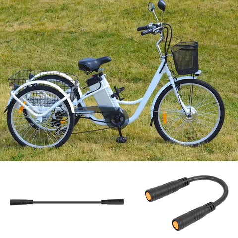 Three Pin E Bike Throttle Connectors For Thumb Throttle Cable Waterproof Sensor Cable Kit Compatible With Motor Controllers Female To Female And Male To Male Options Durable Easy Install High Quality Wiring