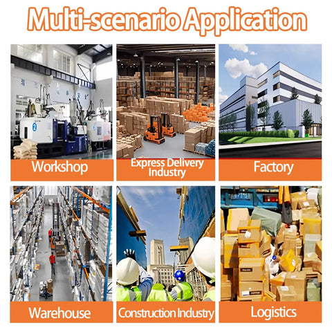 Multi-scenario application showcasing Heavy Duty Electric Lift Table 2200 Pound Capacity Wireless Remote Hydraulic Stairlift Platform in various environments.