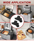 Two-pack CBK-110KP kneading paddles for Cuisinart CBK-110/CBK-110P1 bread machines, black