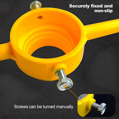 Durable 6-Piece PVC Pipe Threader Tap Set For Quick DIY Plumbing Fixes Featuring 1/2 Inch, 3/4 Inch And 1 Inch Die Tools plastic pipe clamp