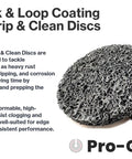 4 Piece Starter Kit With 7 Inch Silicon Carbide Coating Removal Discs and Hook And Loop Clean Strip Discs