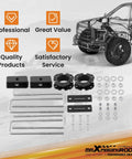 3 Inch Front 2 Inch Rear Leveling Lift Kit For Chevy Colorado GMC Canyon 2015-2022 including strut spacers and rear blocks.
