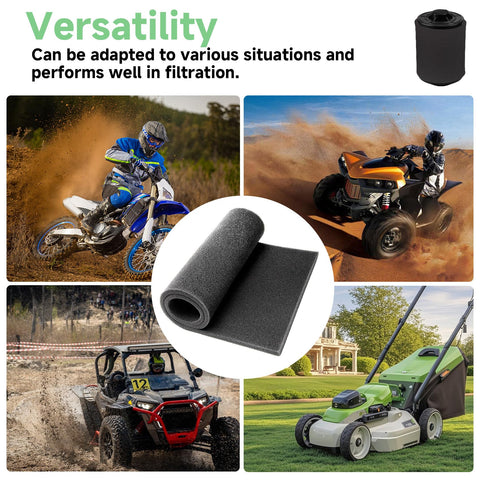 Was washable 65 PPI Foam Air Filter Material Sheet For Motorcycle ATV UTV Dirt Bike And Lawn Mower Engines, versatile use