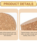 Two Pack Tapered Cork Lids For Wine Jars And Glass Bottles Easy Seal Cork Bottle Stoppers 3 X 2.76 X 0.78 Inch Cork Plugs product details