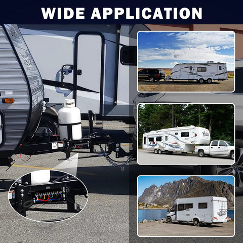 7 Way Trailer Wiring Harness Kit With 8 Foot Cord And 7 Pin Plug, Weatherproof Junction Box, Copper Prong Design on trailers