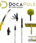 Various DocaPole attachments including Boat Hook Head Only No Pole For Docking And Debris Cleanup Heavy Duty Metal Utility Hook