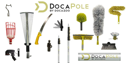 Heavy Duty Telescoping Pole Saw Extends Six To Twenty Four Feet With Lock Tight Grips For Hustle Free Pruning Of Branches Under Two Inches Featuring Fast Thumb Lever Clasps And Killer Reach For Easy Outdoor Yard Work