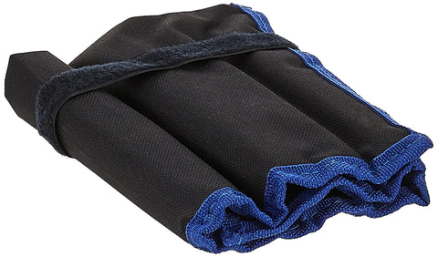 Black nylon storage pouch for 16 Piece Punch And Chisel Set With Taper Punches Cold Chisels And Pin Punches for auto repair and metalworking.