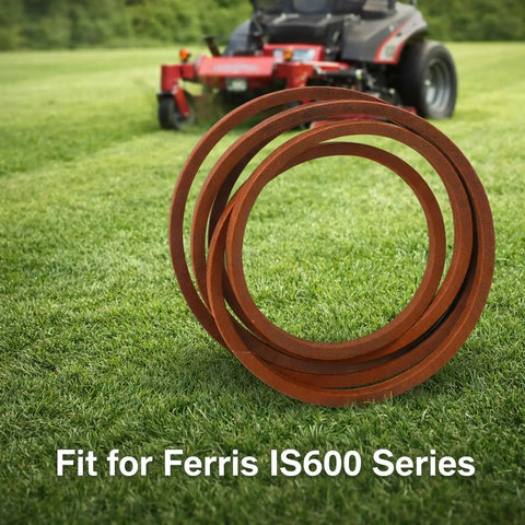 Mower Deck Drive Belt Five Eighths Inch Wide 154.7 Inches Long For Ferris IS600 44 Inch Deck Replaces 5103928