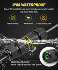 Outdoor 3 Pole Junction Box IP68 Waterproof M20 Cable Gland Wire Connector Kit For 5 To 12mm Cables UL Listed Flame Retardant 3 Pin Box For Extending And Repairing Extension Cords 4 Pack in waterproof cable seal view