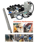 INTSUPERMAI portable line boring and welding machine kit with 110V power unit, motor, control box, and metal rods