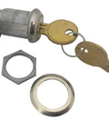 Keyed Cam Lock Assembly for Rad-Lock Box with Optional Locking Kit, Heavy Duty Security Upgrade for Lab, Research, or Field Equipment, Easy Install, Reliable Access Control and Tamper-Resistant Protection, metal lock with keys