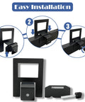 Easy installation guide for Hella Secure Anti Slip Mattress Grippers with thick rubber pads for bed frames.