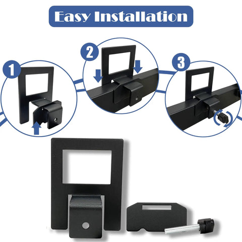 Easy installation guide for Hella Secure Anti Slip Mattress Grippers with thick rubber pads for bed frames.
