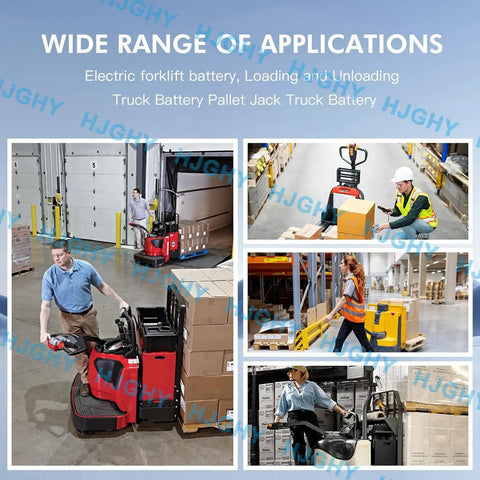 High Performance 48V Lithium Forklift Battery Pack With Smart Cell Protection And No Memory Effect For Electric Transporters and Heavy Duty Work Trucks in warehouse use.
