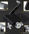 Heavy Duty Bead Roller Tool For Tube And Pipe Beading with knurled handle, anodized aluminum, and stainless steel components