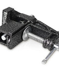 2 In 1 Mini Bench Vise And Hook Sharpener For Diyers, portable jeweler table clamp shown in durable metal design