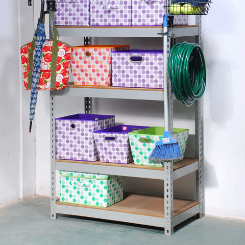 Boltless Shelving Hook Organizer Kit 7 Pieces Adjustable Storage Hanging Accessories For 1.5 Inch Keyhole Rack Heavy Duty