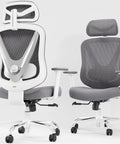 Ergonomic Mesh Office Chair With 3D Lumbar Support And 3D Armrests V Shaped Back Adjustable Desk Chair For Office Or Home