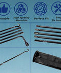 Spare Tire Tool Kit Plus Jack Handle And Wheel Lug Wrench For Ram 1500 2003 To 2018 And 2019 Ram 1500 Classic kit with case