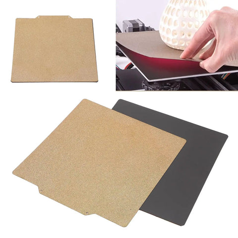 Badass PEI Magnetic Build Plate 200X200MM For 3D Printer Spring Steel Base Double Sided Textured Powder Coated Heated Bed Ultimate Game Changing Upgrade Kit