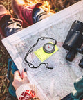 Orienteering Compass High Precision Acrylic Navigation Tool for Survival and Camping on map with binoculars outdoors