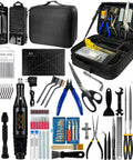 3D printer tool kit, 212-piece, in a black zippered carrying case with precision tools and accessories