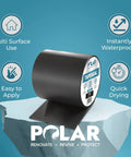 Black Rubberized Waterproof Tape For Leaks And Cracks On Roofs, PVC Pipes, Drains And Gutters, Indoor Outdoor Sealant Tape roll