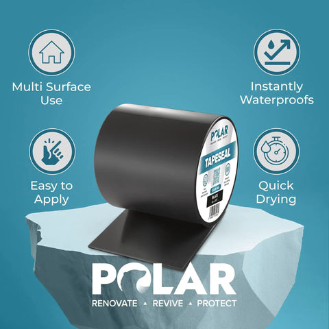 Black Rubberized Waterproof Tape For Leaks And Cracks On Roofs, PVC Pipes, Drains And Gutters, Indoor Outdoor Sealant Tape roll