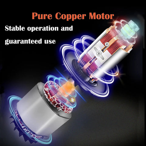 Pure copper motor of Badass Heavy Duty 2Hp Bench Belt Sander providing variable speed tuning for stable operation.