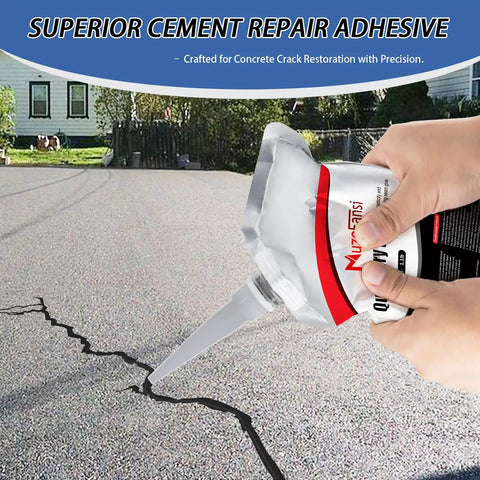 No Fuss Self Leveling Asphalt Crack Filler And Driveway Repair Sealant For Concrete Joints Blacktop Roads Fast Cure Waterproof Patch Kit Easy Application Smooth Finish With Six Pack Value Bundle application on cracked asphalt surface.