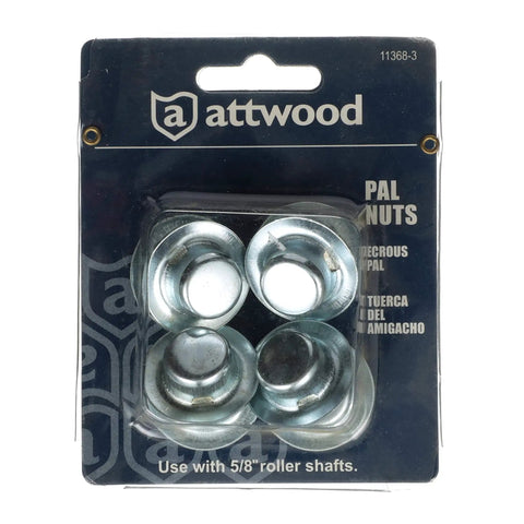 Five Eighth Inch Roller Shaft Pal Nuts Made From Zinc Plated Steel Set Of Eight For Boat Trailer Roller Shafts Keeps Shafts Locked In Tight During Loading And Unloading
