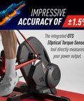 Direto XR-T Direct Drive Bike Trainer with integrated optical torque sensor for precise power readings