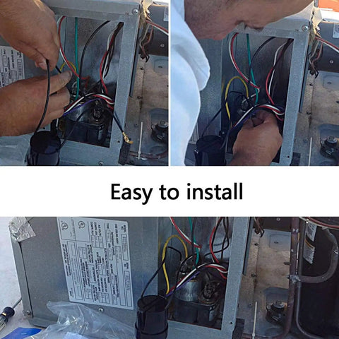 Beef Up Your AC With Hard Start Capacitor Replacement Kit For Air Conditioners 115 To 288 VAC Boosts Starting Torque Up To 500 Percent installation