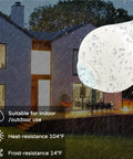 No Brainer Motion Sensor LED Bulbs 13W 100W Equivalent Auto Activated Dusk To Dawn Security Light Bulbs in rain outside house