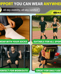 Calf Compression Sleeves For Men And Women Footless Support For Varicose Veins Nursing Running All Day Comfort Leg Sleeve For Shin Splints Pain Relief And Swelling Reduction Nude Size S M shown in various activities including running, lifting weights, and daily use.