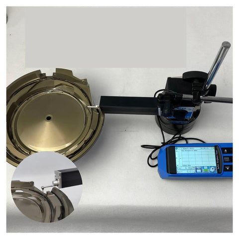 Plug And Play Portable Split Surface Roughness Tester delivers accurate readings with split probe design, viewed from above.