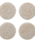 Beige 32 Piece Round One Inch Felt Furniture Pads With Self Stick Adhesive Protect Hardwood Floors From Nicks Dents And Scratches