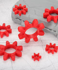 10 Pack Red Curved Jaw 28 Urethane Coupling Inserts For L Jaw Couplings Flexible Durable Center Inserts That Keep Your Jaw Couplings Running Smooth And Quiet With Reliable Performance. red urethane inserts
